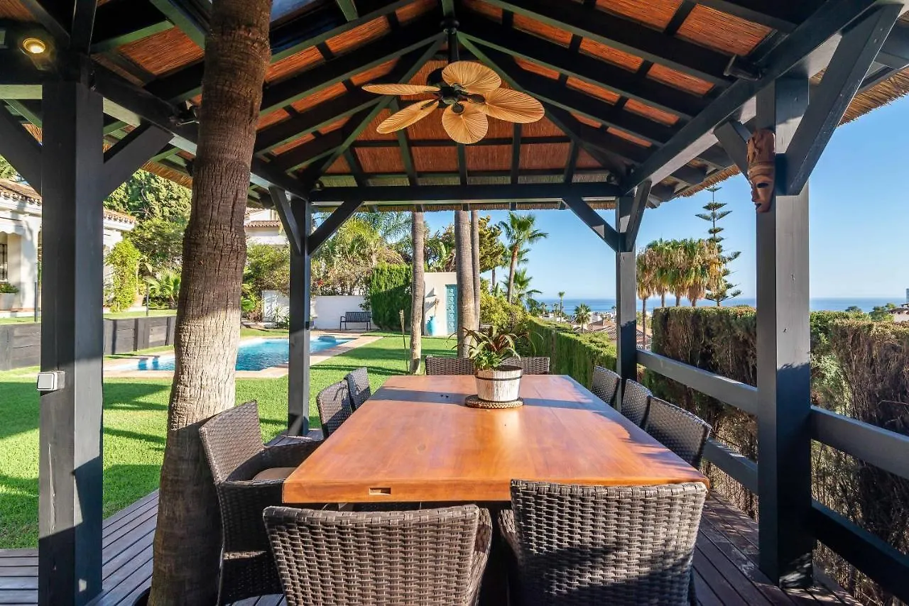 Ocean Views Luxury Villa Next To Beach Benalmádena